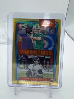 2021 Panini Classics #T-19 Ryan Tannehill Transitions Gold /75 Tennessee Titans - Image 1