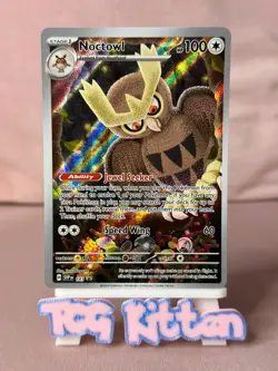 Noctowl SVP 141 -Stellar Crown ETB Black Star Promo TCGKITTEN - Image 1
