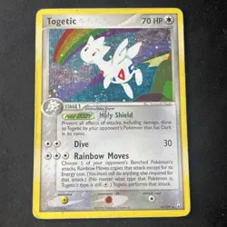 Pokemon TCG Togetic Holo Rare Card 14/109 Team Rocket Returns DMG - Image 1