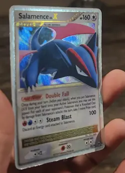 2009 POKEMON PLATINUM ARCEUS SALAMENCE LV.X 98/99 ULTRA RARE HOLO - Image 1