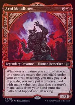 MTG MOM Aftermath - Arni Metalbrow (Showcase Foil) - Image 1