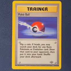 Pokeball 64/64 - Jungle - Common Vintage WOTC Pokemon Card - NM - Image 1