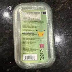 Pokemon TCG Celebrations Mini Tin Chikorita Cyndaquil Totodile English 2021 - Image 2