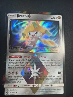 Jirachi Prism Star 97/168 Prism Rare SM - Celestial Storm NM - Pokemon TCG - Image 1