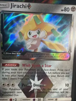 Jirachi Prism Star 97/168 Prism Rare SM - Celestial Storm NM - Pokemon TCG - Image 3