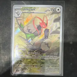 The Pokemon Company Unfezant 150/086 Sv: Black Bolt Illustration Rare Holo Eng … - Image 1