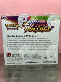 Pokemon TCG: Sword & Shield Vivid Voltage Booster Box Factory Sealed - Image 2