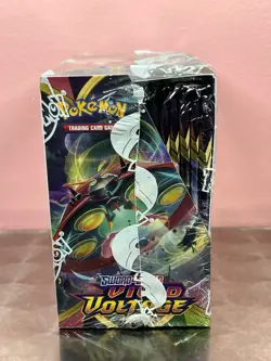 Pokemon TCG: Sword & Shield Vivid Voltage Booster Box Factory Sealed - Image 3