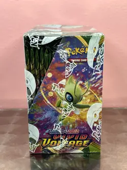 Pokemon TCG: Sword & Shield Vivid Voltage Booster Box Factory Sealed - Image 4