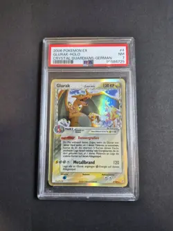 2006 Pokemon EX Glurak Holo Delta Species Crystal Guardians Deutsch PSA 7 - Image 1