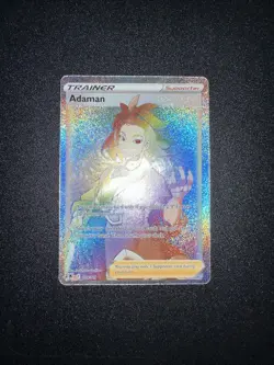 Pokemon TCG Adaman 199/189 Astral Radiance Rainbow Holo Secret Rare NM - Image 1