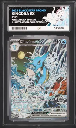 Pokemon TCG Ace 9 Graded Kingdra #131 EX Special Illustration Collection Promo - Image 1