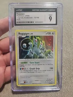 2008 Pokemon Legends Awakened #15/146 Regigigas Holo CGC 9 MINT - Image 1