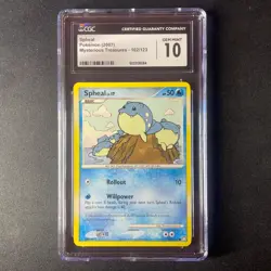 2007 Pokemon Diamond and Pearl Mysterious Treasures Spheal #102 CGC 10 - Image 1