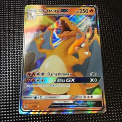 CHARIZARD GX 9/68 HOLO RARE GX HIDDEN FATES POKEMON NM - Image 2
