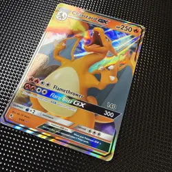 CHARIZARD GX 9/68 HOLO RARE GX HIDDEN FATES POKEMON NM - Image 3