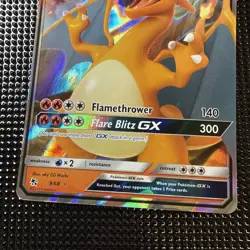 CHARIZARD GX 9/68 HOLO RARE GX HIDDEN FATES POKEMON NM - Image 5