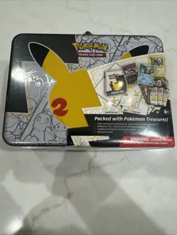 Pokemon TCG Celebrations 25th Anniversary Collector Chest Lunchbox Tin Sealed 820650809415 - Image 1