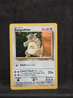 Vintage Pokemon TCG - Jungle - Unlimited Kangaskhan 05/64 Holo: LP/LP+ - Image 1