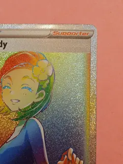 Pokemon Sword & Shield Evolving Skies Aroma Lady 221/203 Rainbow Secret Rare - Image 3