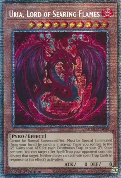 Uria, Lord of Searing Flames - MZMU-EN000 - Starlight Rare - 1st Edition NM Yugi - Image 1