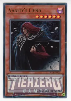 Yugioh Vanity's Fiend DUDE-EN034 Ultra Rare 1st Edition NM/LP - Image 1