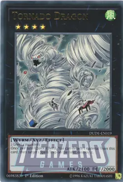 Yugioh Tornado Dragon DUDE-EN019 Ultra Rare 1st Edition NM/LP - Image 1