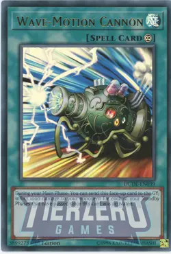 Yugioh Wave-Motion Cannon DUDE-EN039 Ultra Rare 1st Edition NM/LP - Image 1