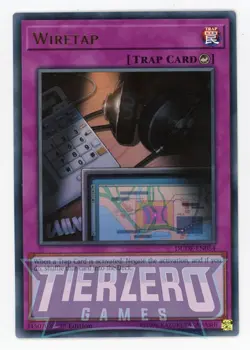 Yugioh Wiretap DUDE-EN054 Ultra Rare 1st Edition NM/LP - Image 1