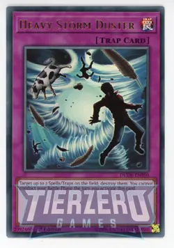 Yugioh Heavy Storm Duster DUDE-EN050 Ultra Rare 1st Edition NM/LP - Image 1