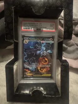 Pokemon 2025 Mega Charizard X ex 125/094 SIR Phantasmal Flames PSA 9 - Image 1