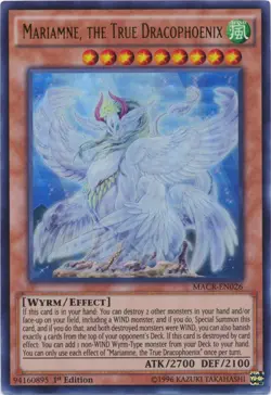 Yugioh! LP Mariamne, the True Dracophoenix - MACR-EN026 - Ultra Rare - 1st Editi - Image 1