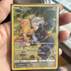 Pikachu TG05/TG30 Trainer Gallery Holo Crown Zenith Pokemon Card NM Full Art ⚡ - Image 3