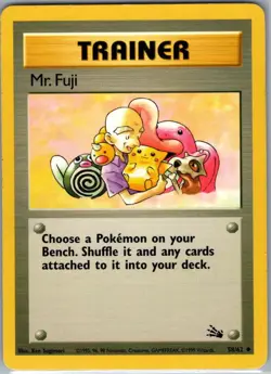 Mr. Fuji 58/62 Non Holo Fossil - Pokemon Card - LP - Image 1