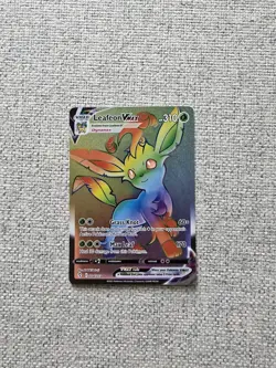 Pokemon Card - Leafeon VMAX Evolving Skies 204/203 Secret Rare NM - Image 3