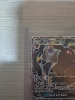 Pokemon Umbreon GX TCG Sun & Moon SM36 Black Star Promo Half Art Holo Card - Image 3