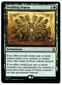 Doubling Season FDN 216 Magic: The Gathering Mythic NM - Image 1