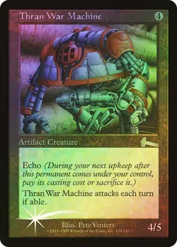 Urza's Legacy MTG FOIL Thran War Machine Magic - Image 1