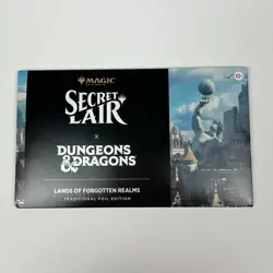 MTG Secret Lair x Dungeons & Dragons: Lands of the Forgotten Realms Foil SEALED - Image 1