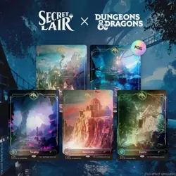 MTG Secret Lair x Dungeons & Dragons: Lands of the Forgotten Realms Foil SEALED - Image 3
