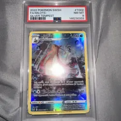2022 POKEMON SWORD & SHIELD SILVER TEMPEST #TG02 FULL ART/MILOTIC PSA 8 - Image 1