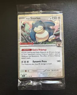Pokemon TCG Journey Together Hop’s Snorlax #117/159 GameStop Promo Sealed - Image 1