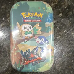 Pokemon TCG Celebrations Mini Tin Rowlet Popplio Litten Pikachu 2021 210-80937 - Image 1