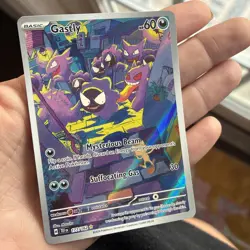 Gastly 177/162 Illustration Rare Temporal Forces Pokemon Card NM Full Art 👻🔥 - Image 2
