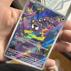 Gastly 177/162 Illustration Rare Temporal Forces Pokemon Card NM Full Art 👻🔥 - Image 3
