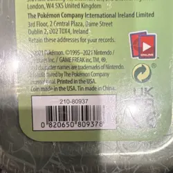 Nintendo Pokemon TCG Celebrations Mini Tin Treecko Torchic Mudkip 210-80937 - Image 3