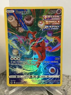 Deoxys GG12/GG70 Crown Zenith: Galarian Gallery Ultra Rare Holo Pokemon - Image 1