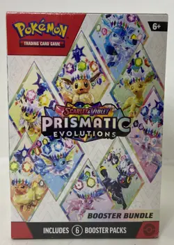 Pokemon TCG Scarlet & Violet Prismatic Evolutions Booster Bundle Box Sealed New - Image 1