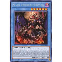 Yugioh! LP Malacoda, Netherlord of the Burning Abyss - SECE-EN085 - Secret Rare - Image 1
