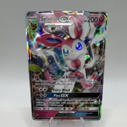 The Pokemon Company Sylveon GX 92/145 Guardians Rising Ultra Rare Foil LP - Image 1